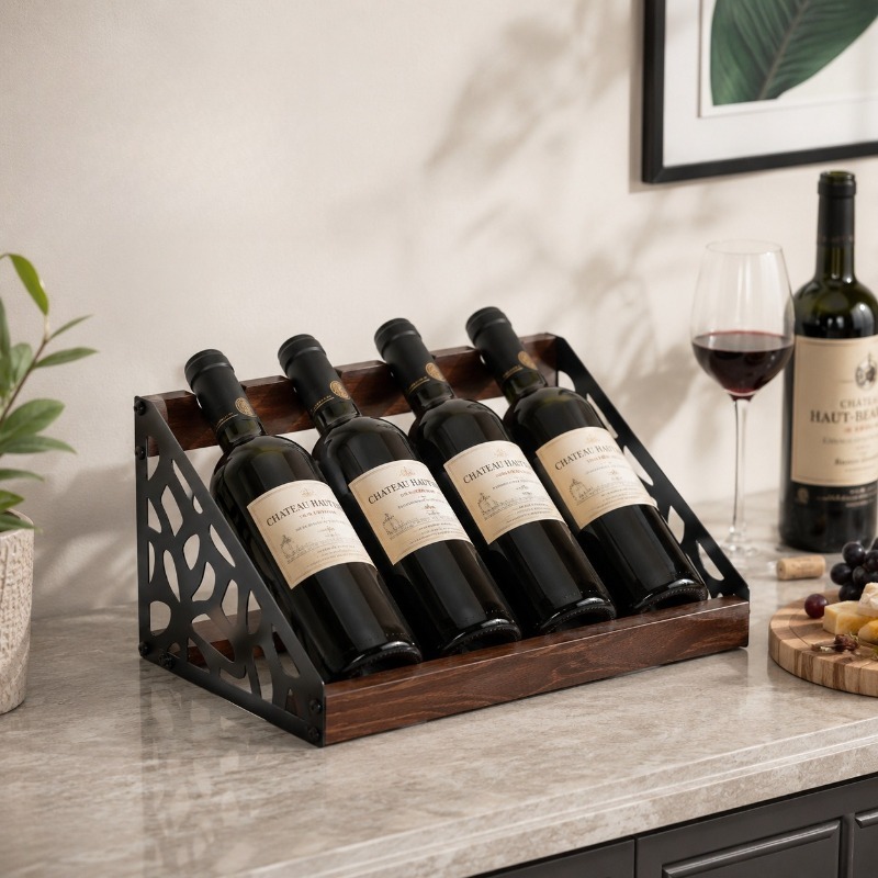 Home Bar Shelves - Home Bar Wooden Wine Rack Wine