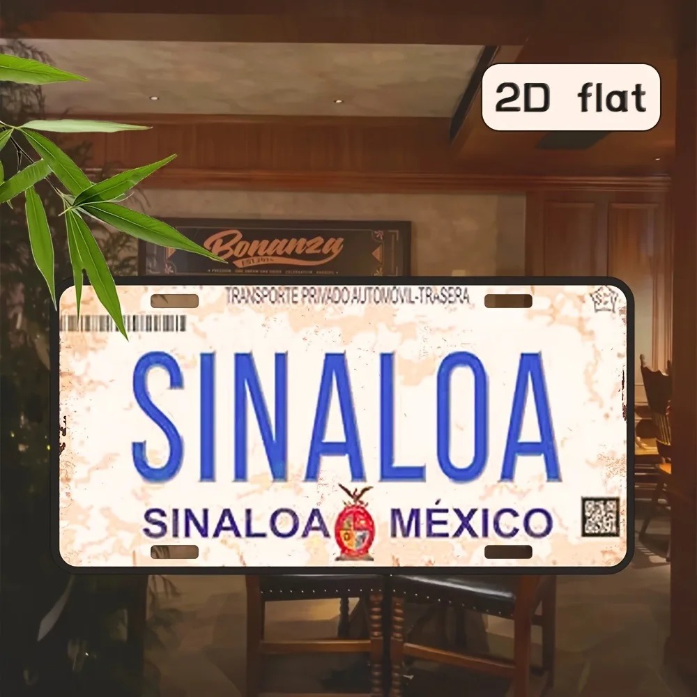 Home Bar Cafe - Custom 2D Flat Sinaloa Mexico Metal