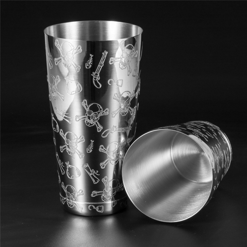 500ml/800ml Engraving Skull St - Boston Shaker Set review and price