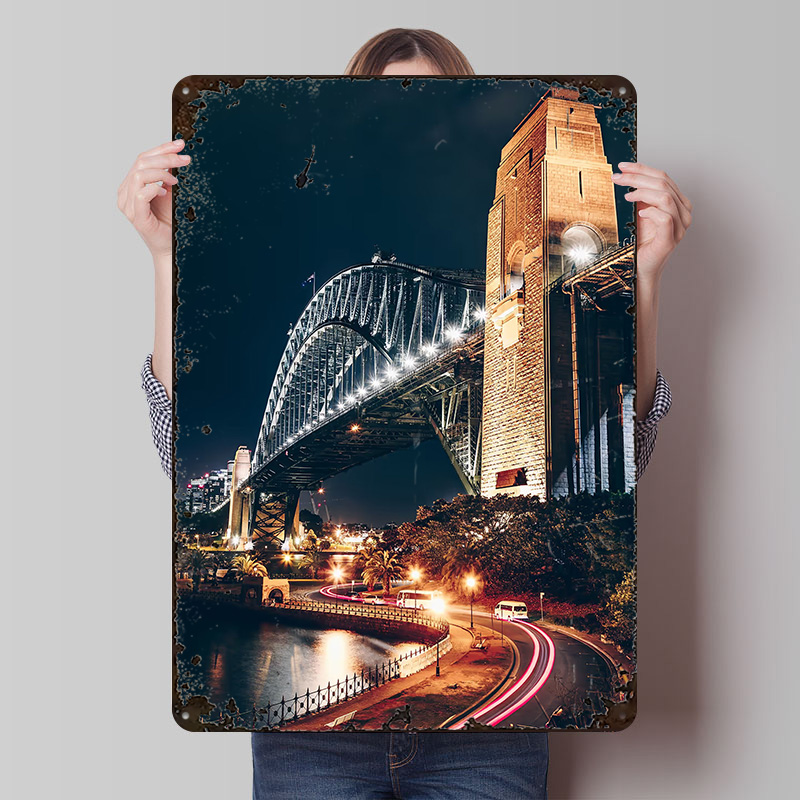Sydney Harbour Bridge Poster C - Home Bar Sydney review and price