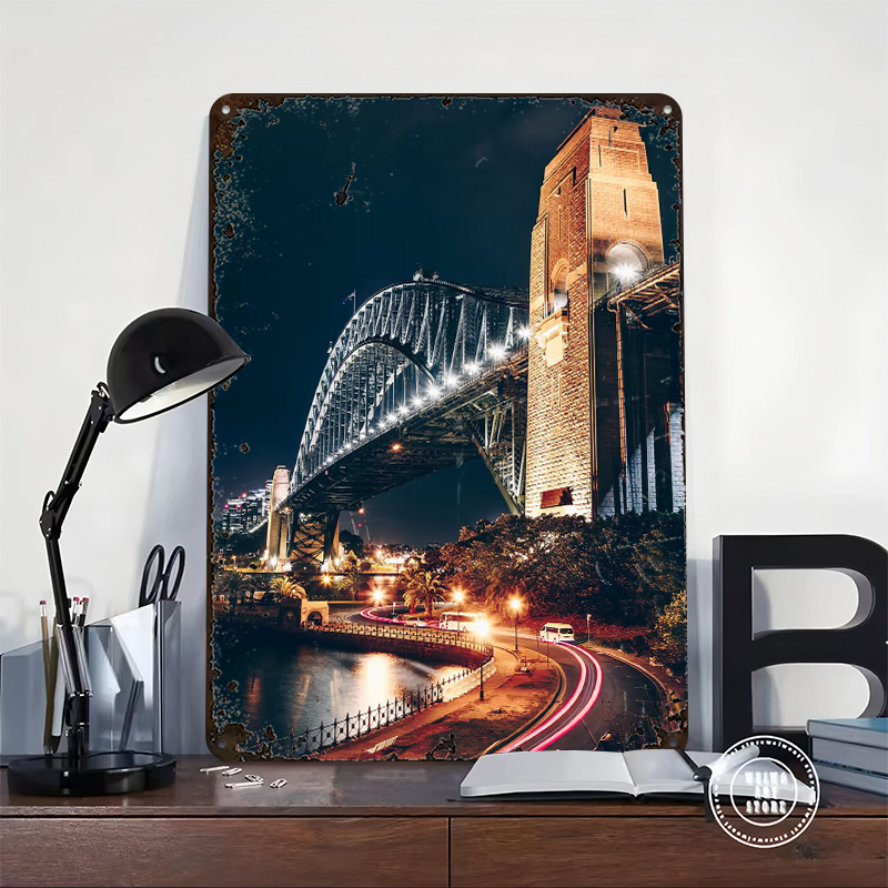Sydney Harbour Bridge Poster C - Home Bar Sydney review and price