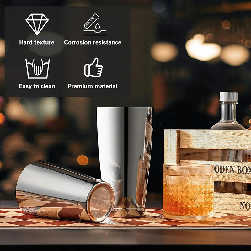 Boston Cocktail Shaker Set 18  - Boston Shaker Set review and price