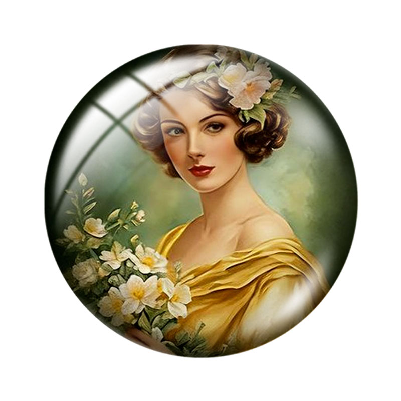 Retro European-style girl  12/ - Old Fashioned Glass review and price