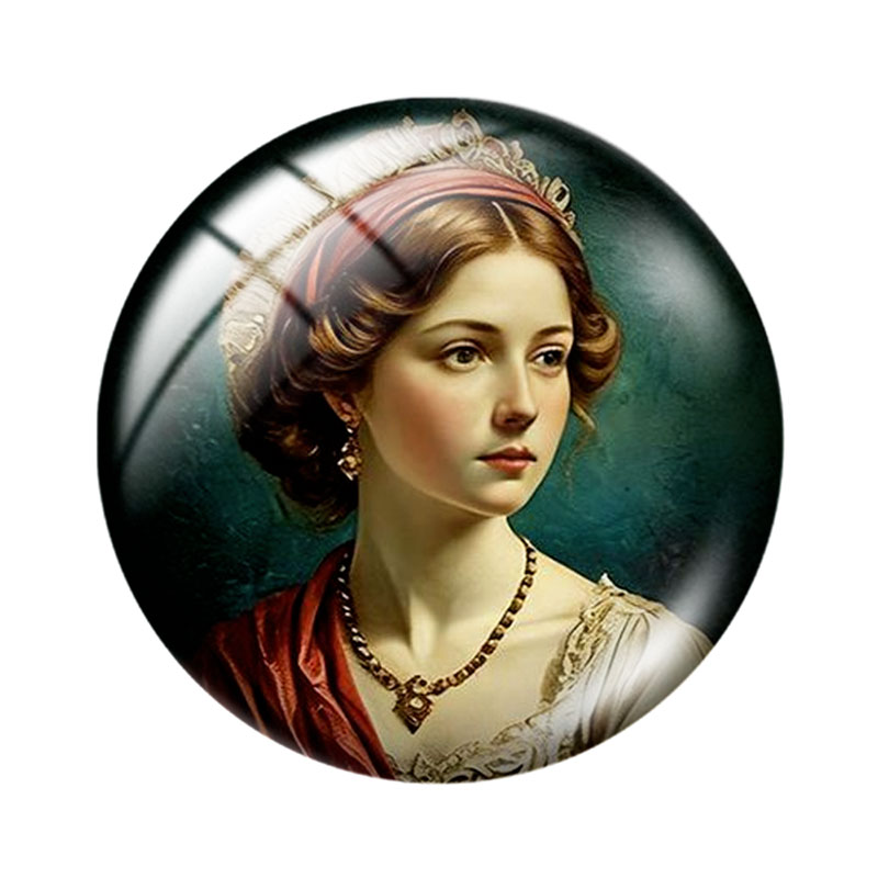 Retro European-style girl  12/ - Old Fashioned Glass review and price