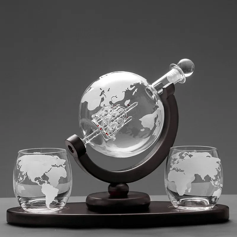 Whiskey Glass Set Crystal Glob - Decanter Globe Set review and price