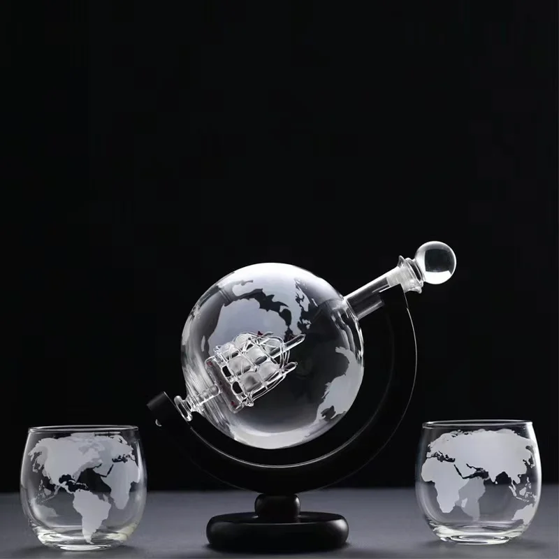 Whiskey Glass Set Crystal Glob - Decanter Globe Set review and price