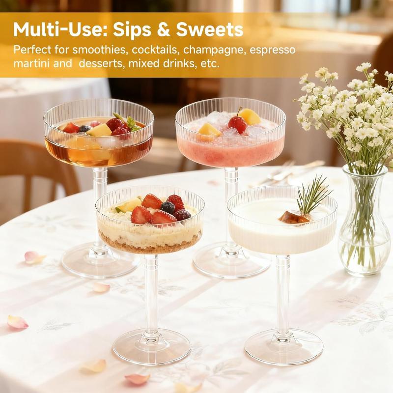 Clear Plastic Martini Dessert  - Home Bar Supplies review and price