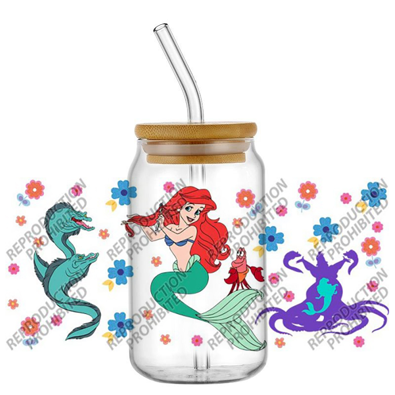 Popular Retro Cartoon Mermaid  - Old Fashioned Glass review and price