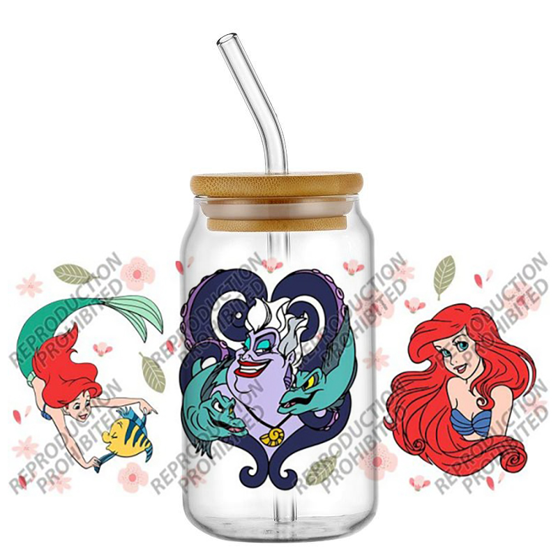 Popular Retro Cartoon Mermaid  - Old Fashioned Glass review and price