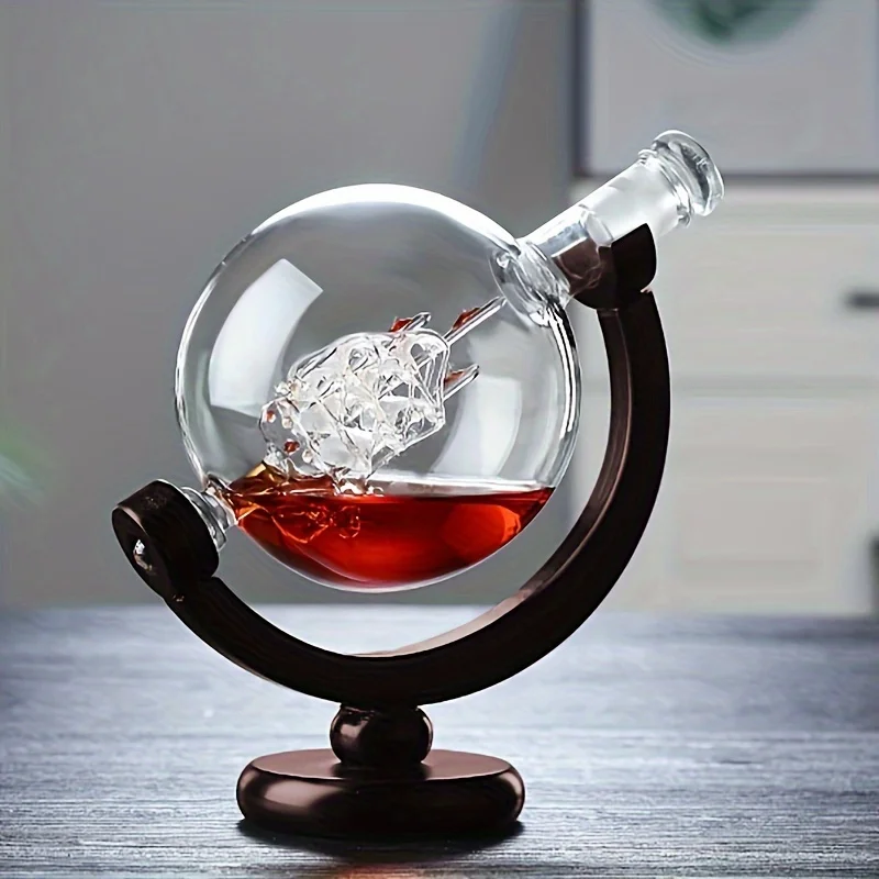 Globe Shaped Whiskey Decanter  - Decanter Globe Set review and price