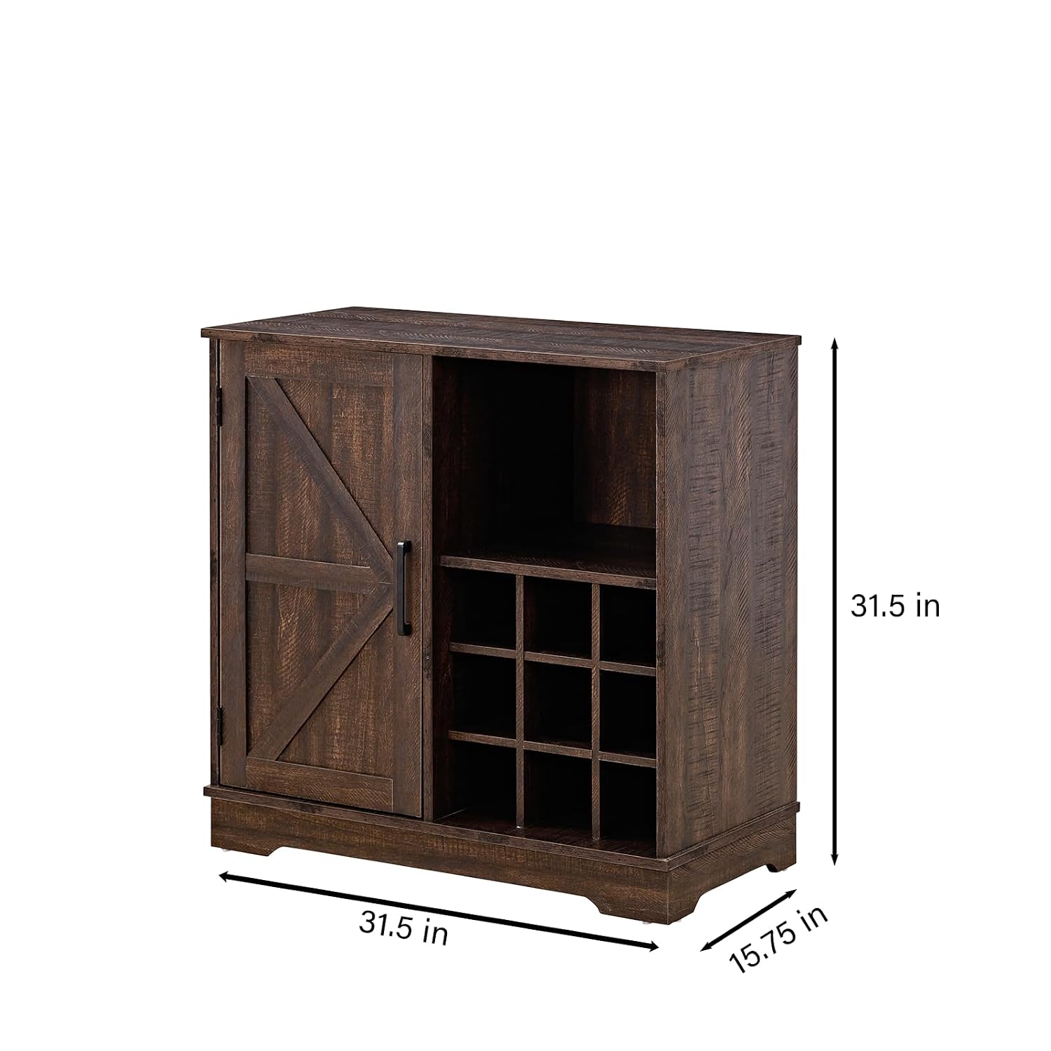 Farmhouse Bar Cabinet Wine Rac - Home Bar Shelves review and price