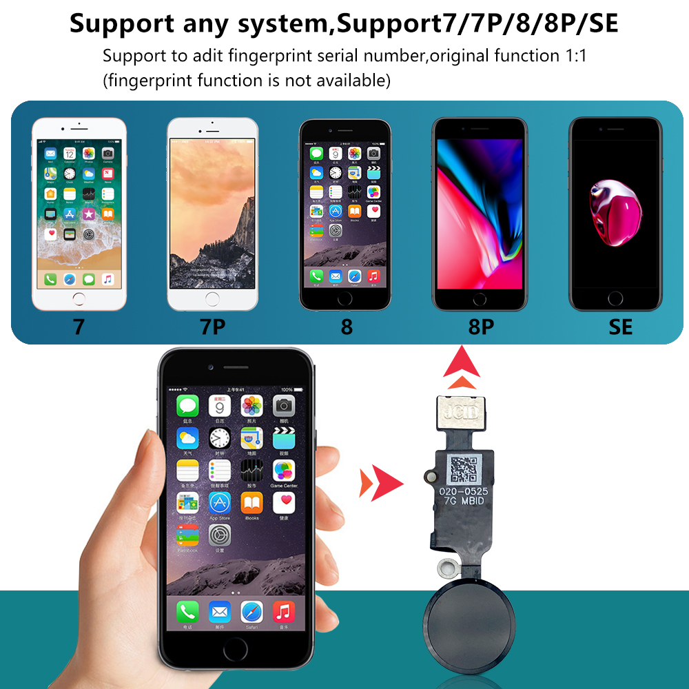 JC 6th 3D Home Button Flex For - Home Bar Iphone review and price