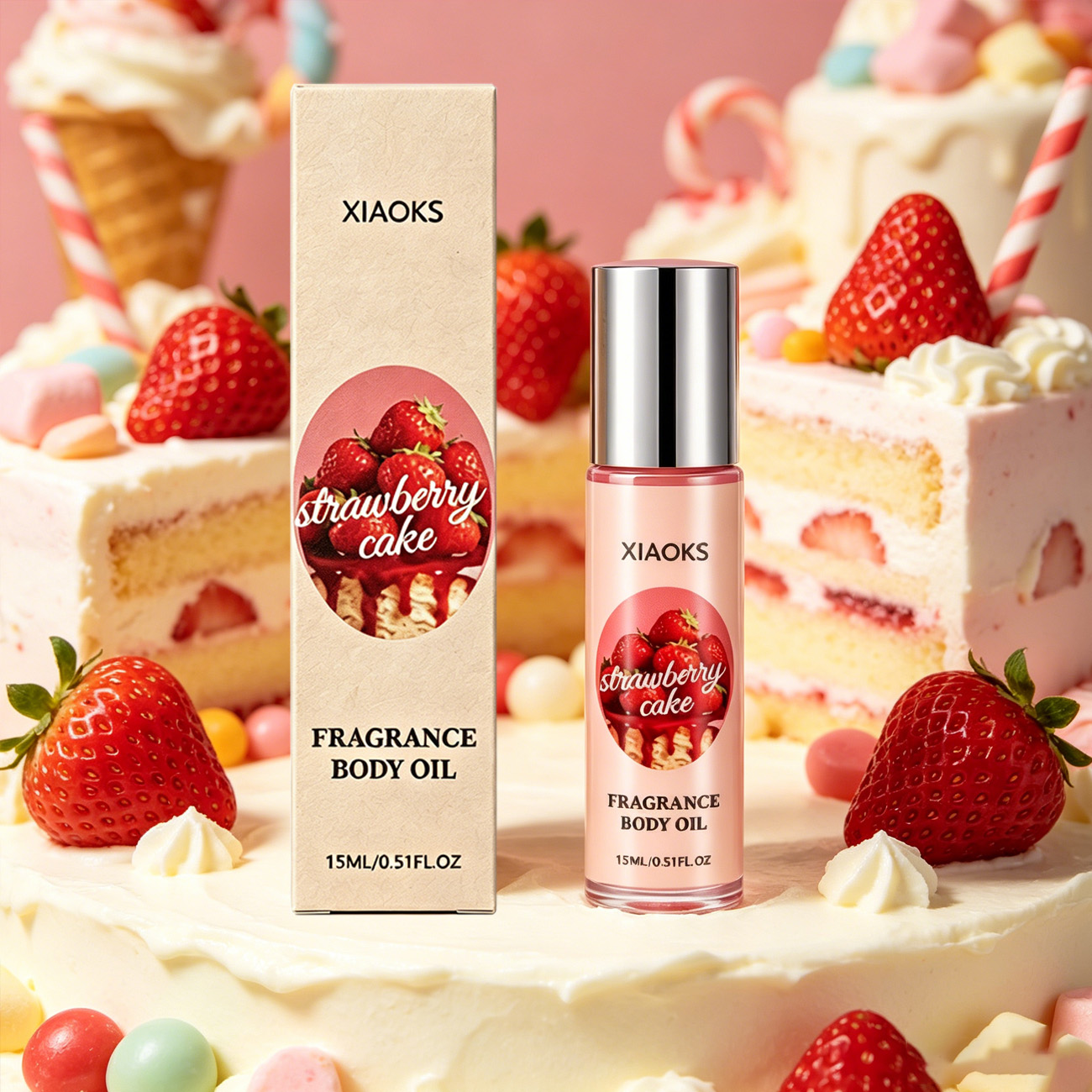 1 Bottle of Strawberry Cake Sw - Home Bar Accessories review and price
