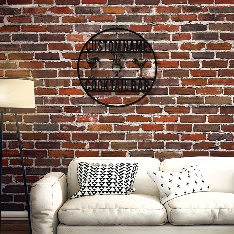 Custom Name Cocktail Bar Sign, - Home Bar Cafe review and price