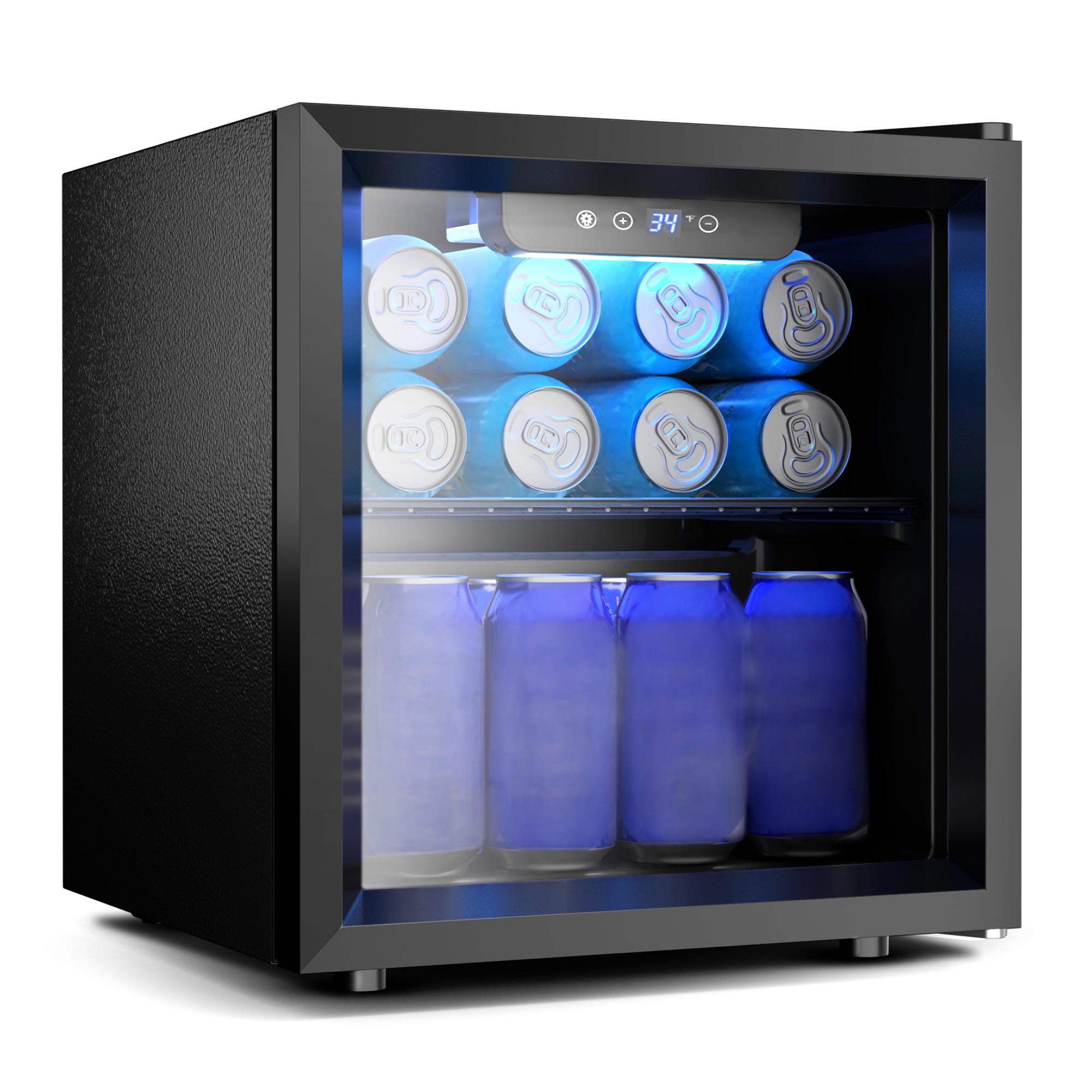 EKOJUCE Glass Door Mini Fridge - Home Bar And Fridge review and price