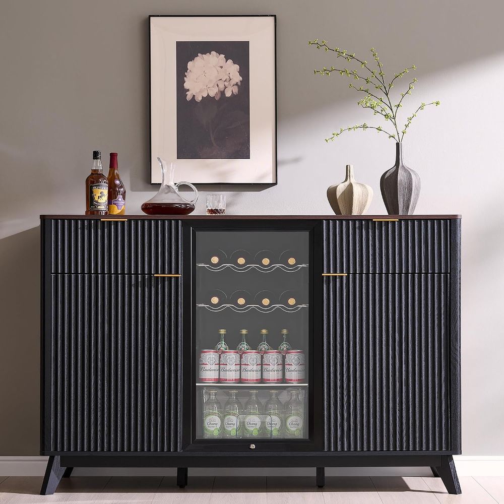 60 Coffee Bar Cabinet with Min - Home Bar And Fridge review and price