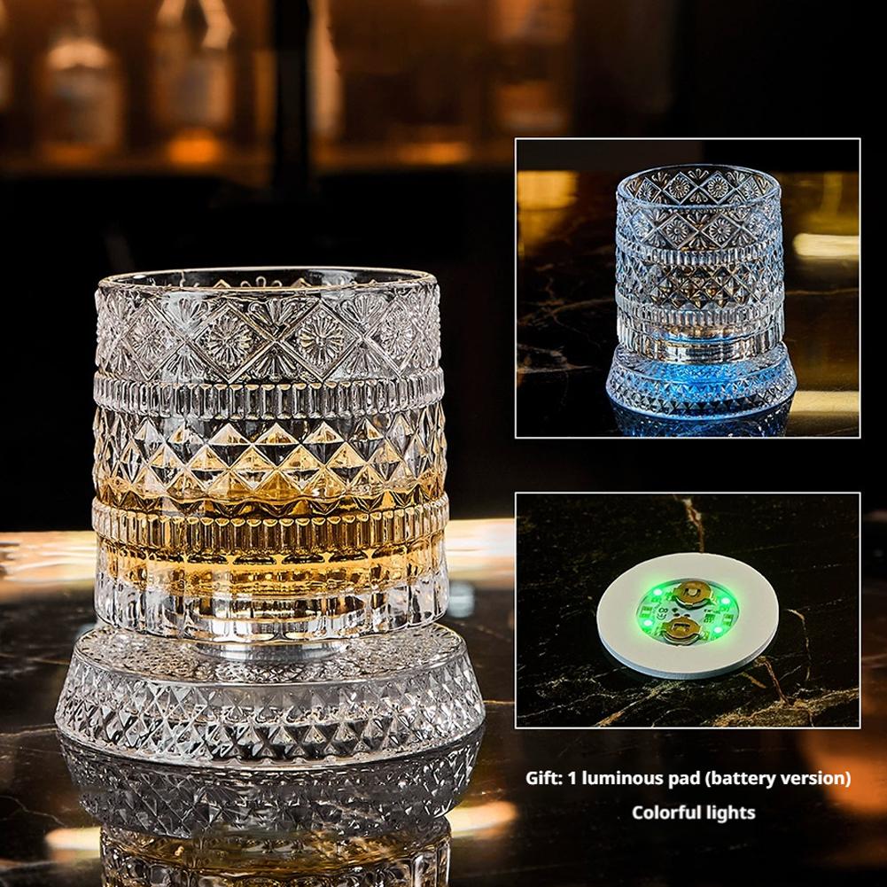 360° Rotating Whiskey Glass wi - Old Fashioned Glass review and price