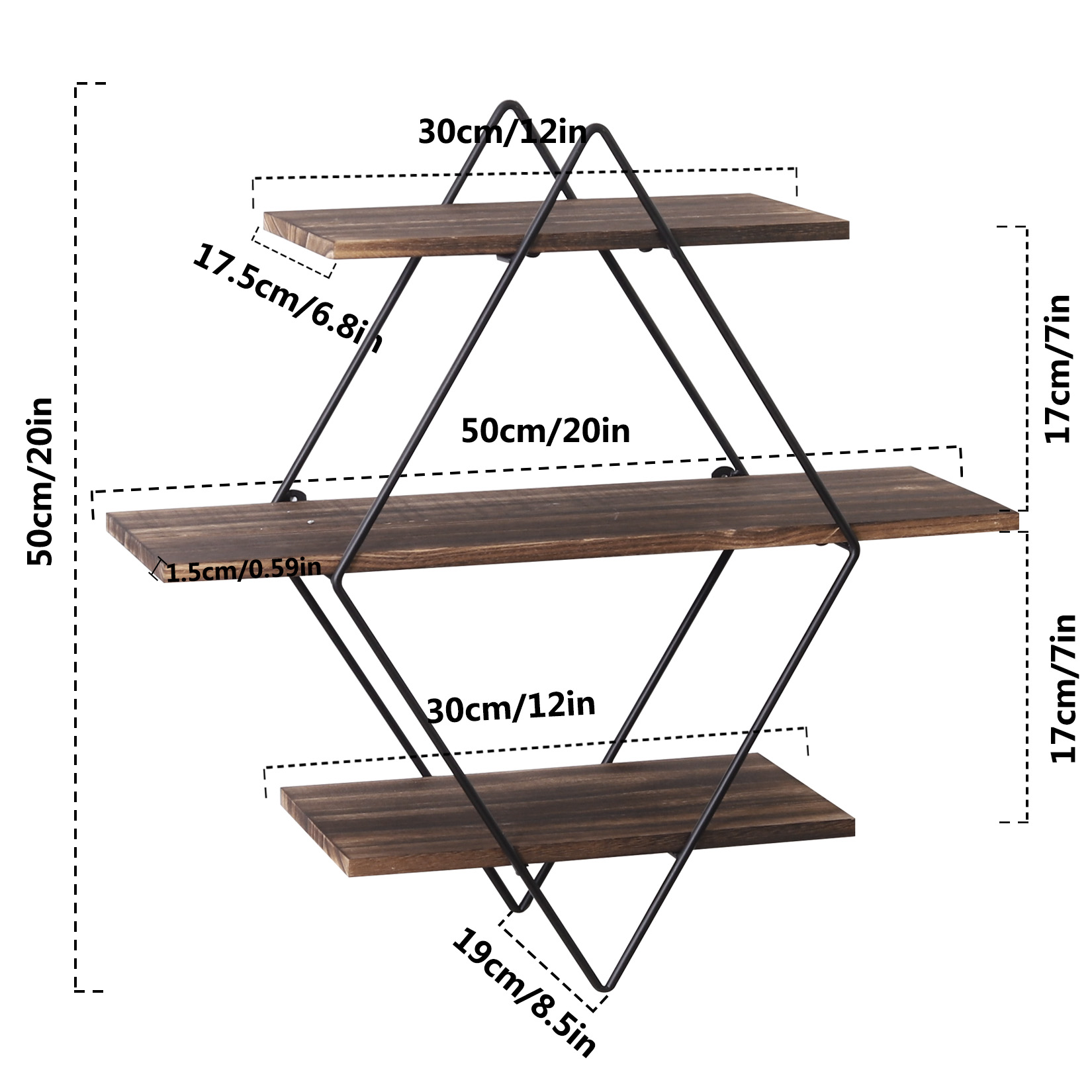 Wall Mounted Rustic Floating S - Home Bar Shelf review and price