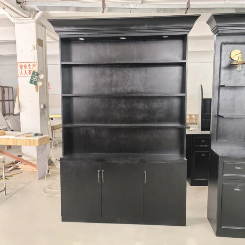 custom.Modern Black Wood Barbe - Home Barbershop review and price