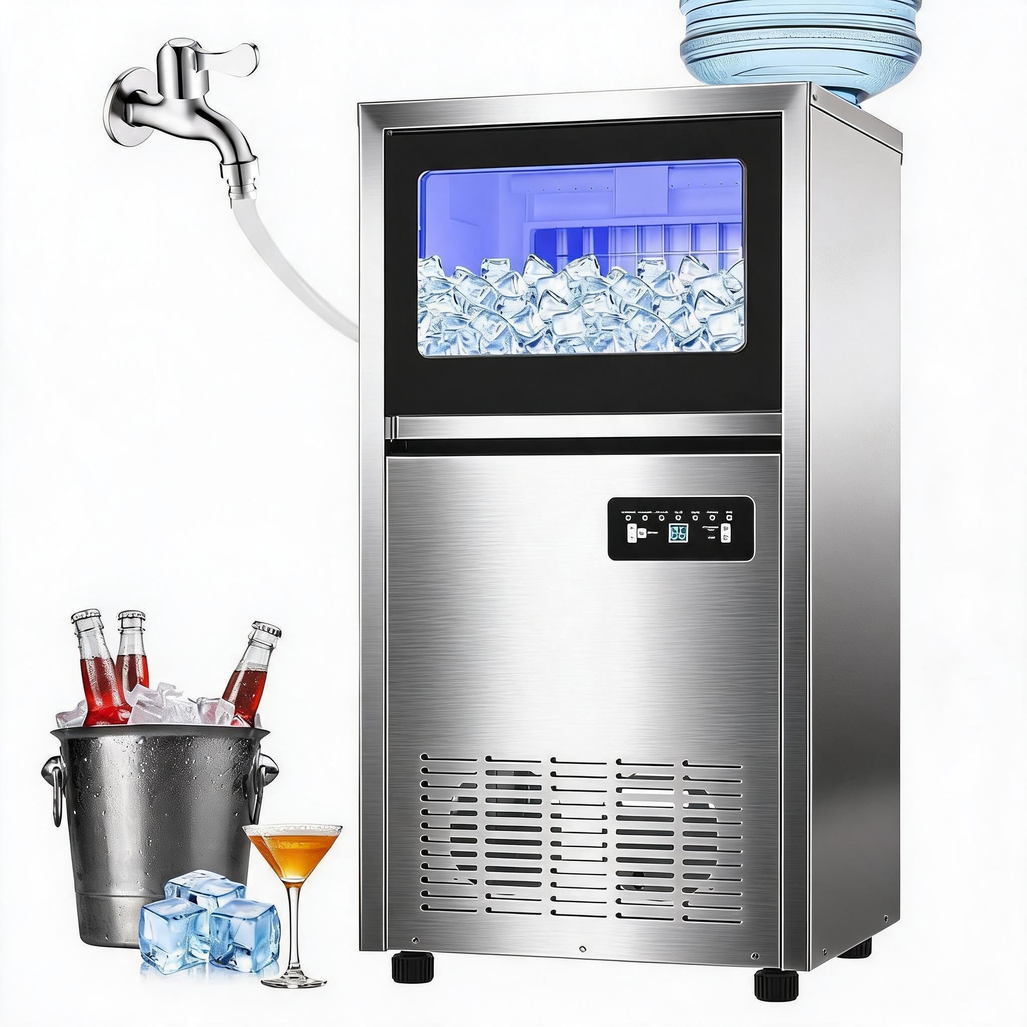 Commercial Ice Maker Machine 1 - Home Bar And Counter review and price
