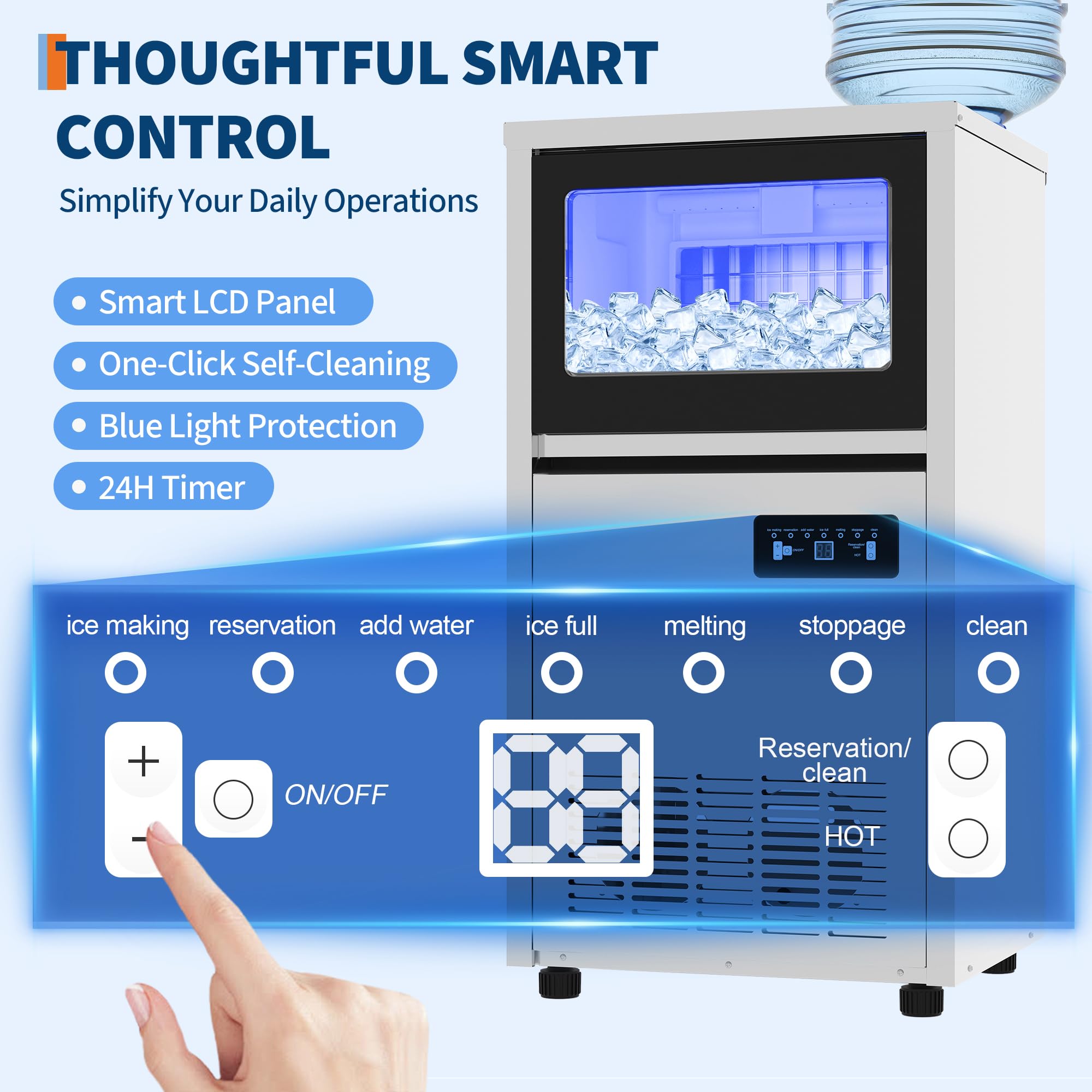 Commercial Ice Maker Machine 1 - Home Bar And Counter review and price