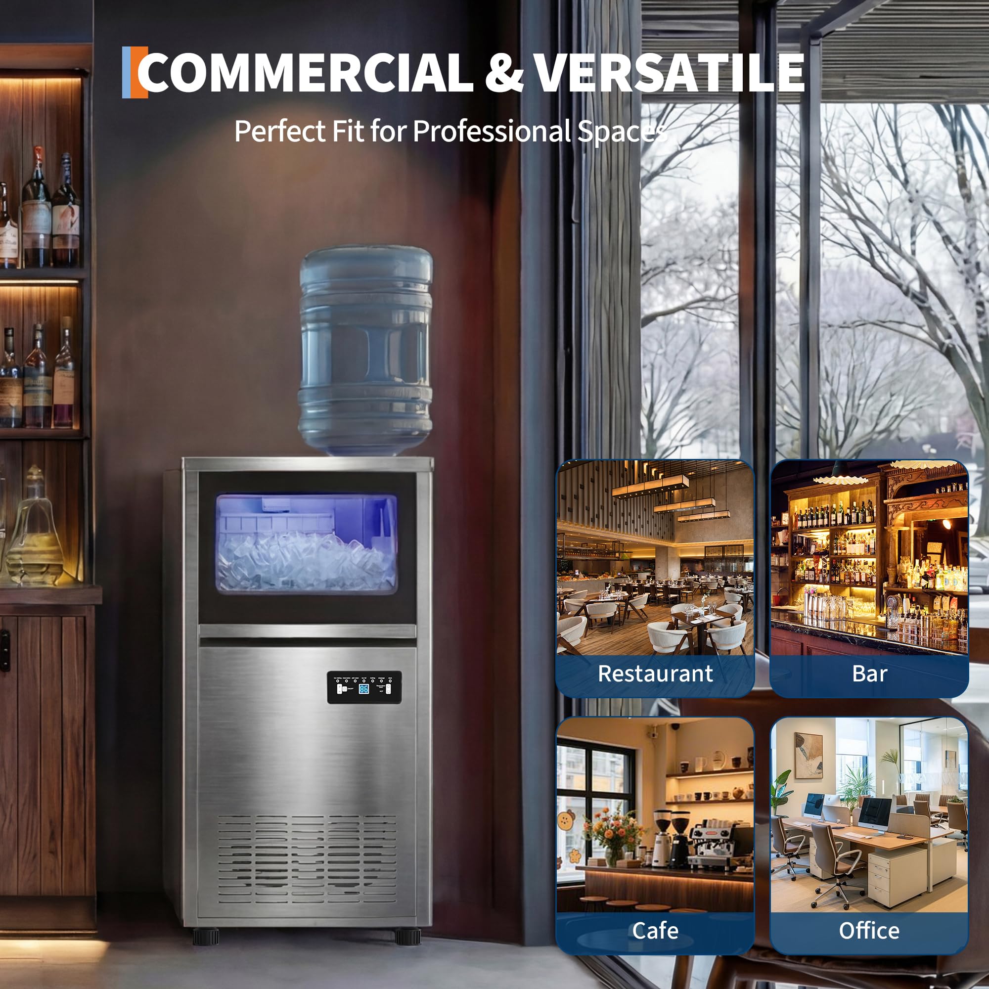 Commercial Ice Maker Machine 1 - Home Bar And Counter review and price