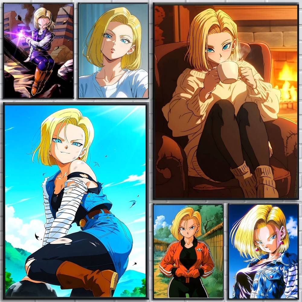 Anime DRAGON BALL Android 18 p - Home Bar Android review and price