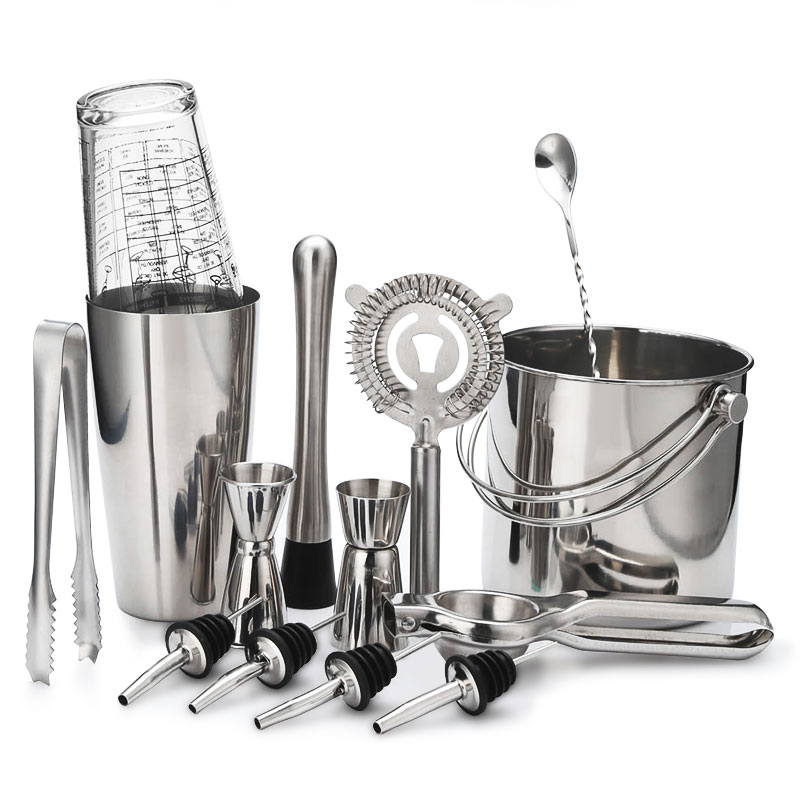 Cocktail Shaker Bar Set Stainl - Boston Shaker Set review and price
