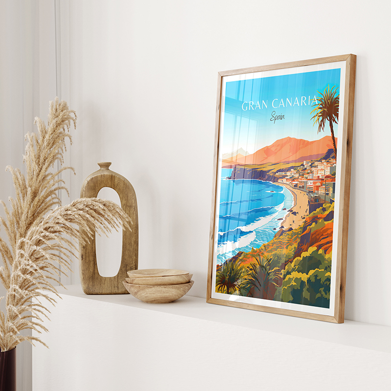 Spain Travel Poster Paris Gran - Home Barcelona review and price