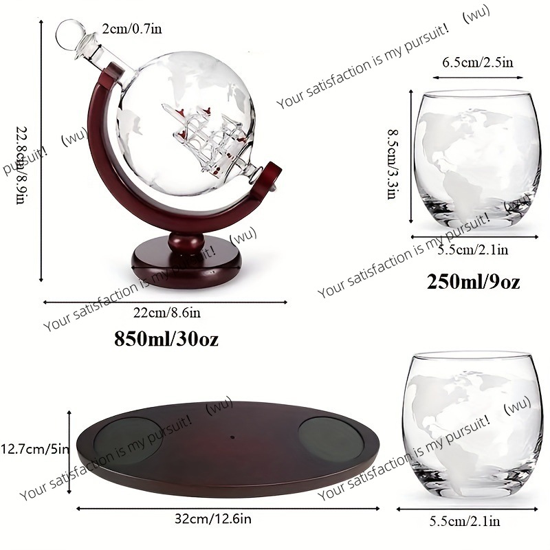 Whiskey Decanter Globe Set wit - Decanter Globe Set review and price