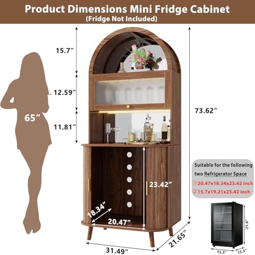 Wine Bar Cabinet with Fridge S - Home Bar And Fridge review and price