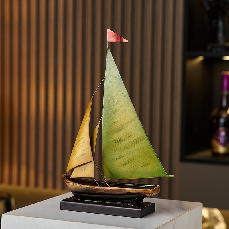 Creative Sailboat Model Orname - Home Bar Setup review and price