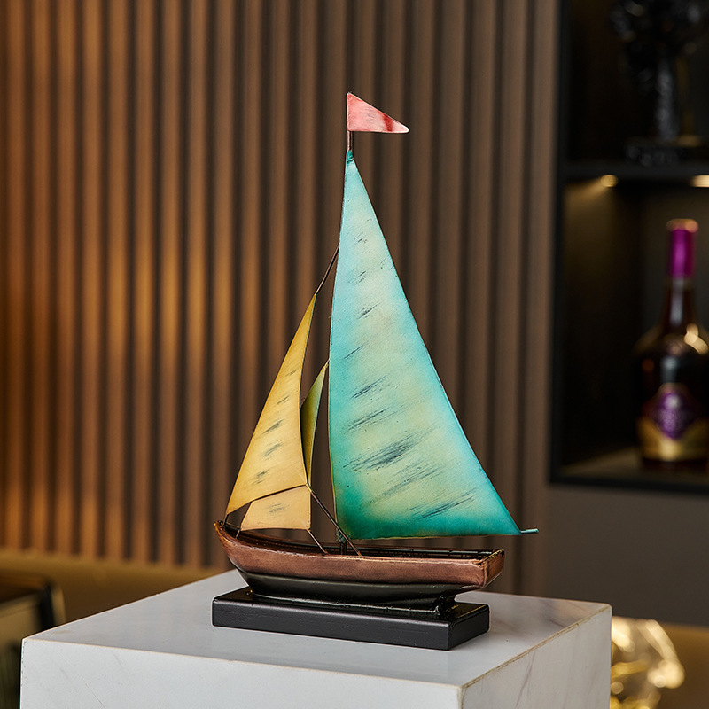 Creative Sailboat Model Orname - Home Bar Setup review and price