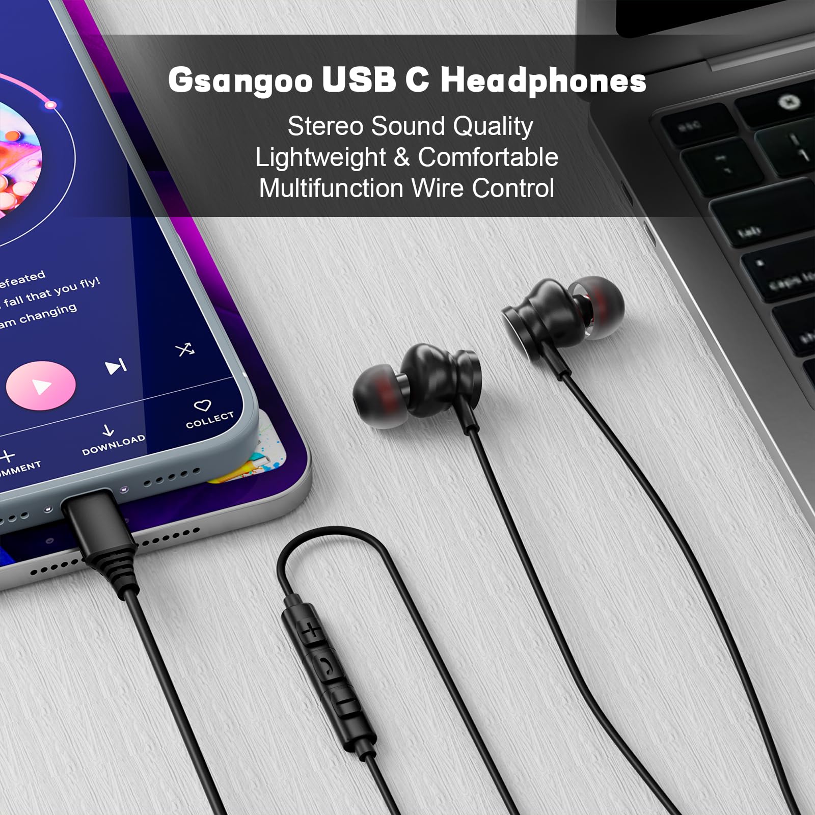 Type C Wired Headphones 3.5mm  - Home Bar Iphone review and price