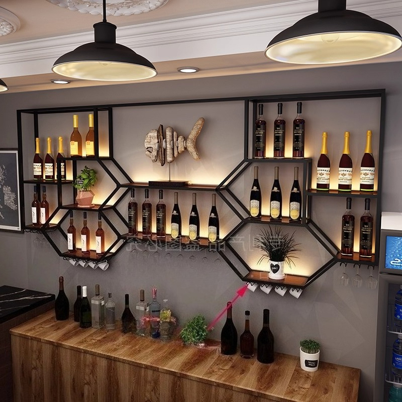 Metal Shelves Wine Cabinet Liv - Home Bar Shelves review and price