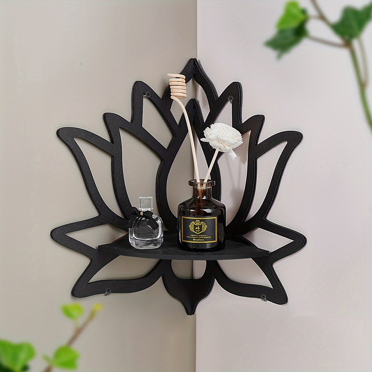 Lotus Corner Floating Shelf, H - Home Bar Shelves review and price