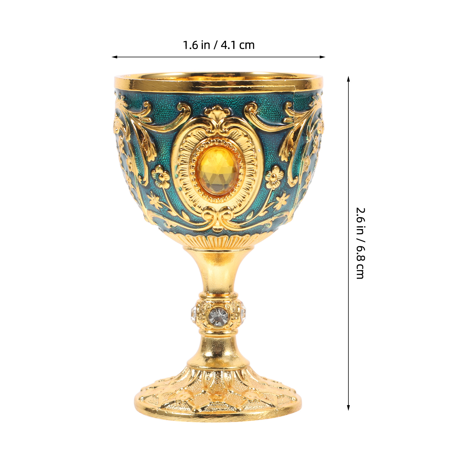 Gold Chalice Cup Retro Vintage - Old Fashioned Glass review and price