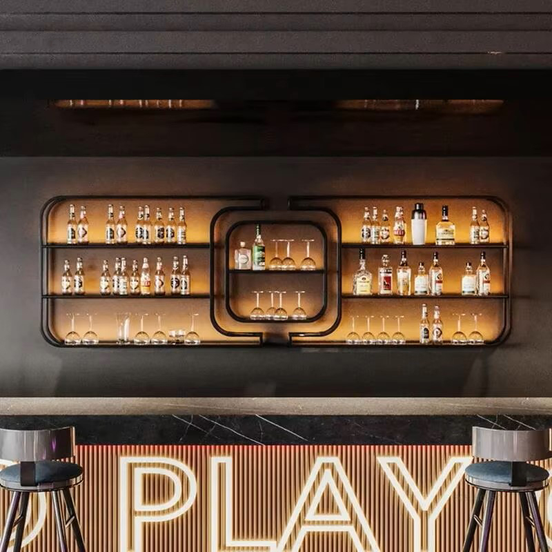 Simple Wrought Iron Wine Rack  - Home Bar And Counter review and price
